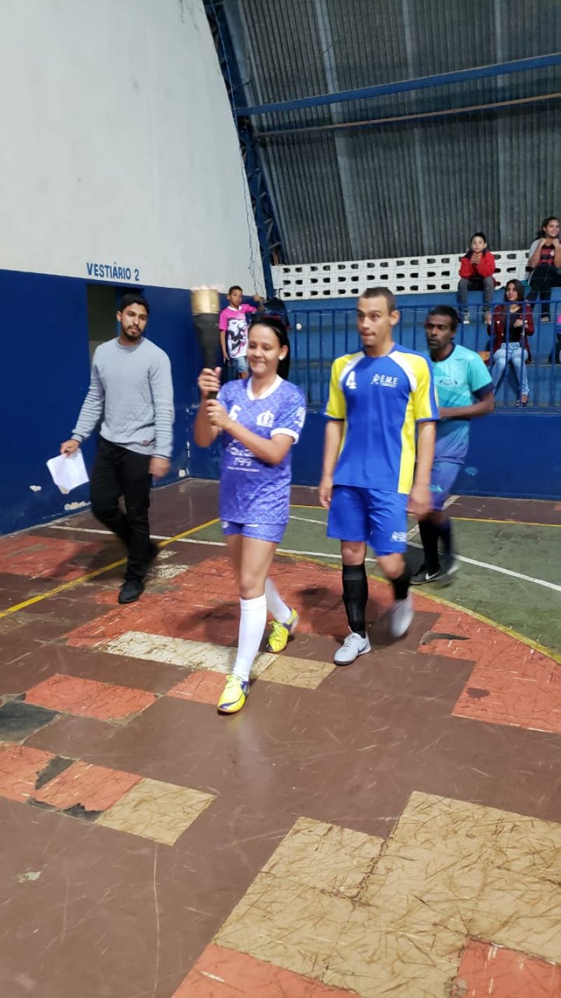 Prefeitura realiza abertura do XXIX Campeonato de Futsal Galo Branco e IV Copa de Futsal Feminino.